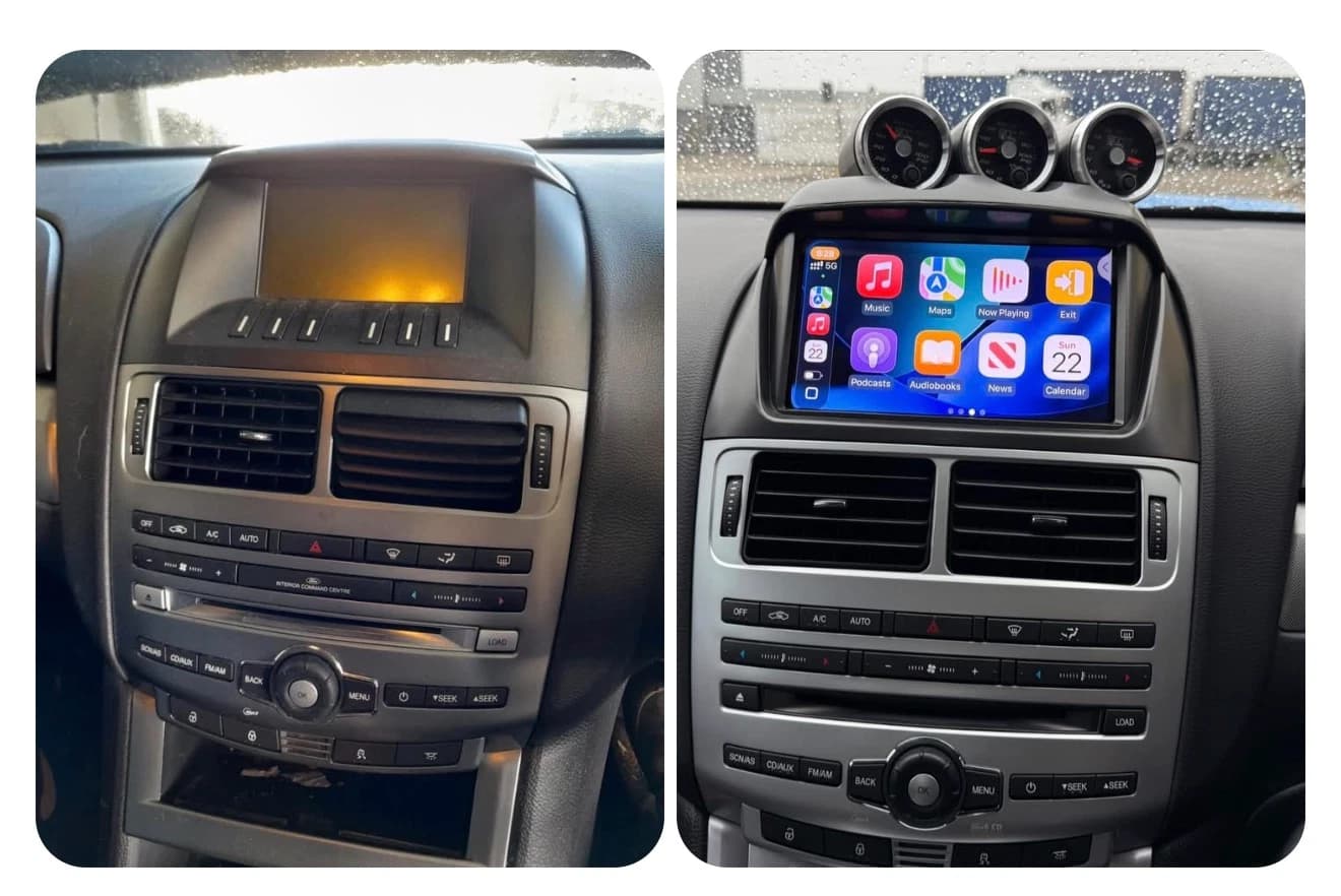 FACTORY LOOK - Headunit With Wireless CarPlay/Android Auto Unit For Ford Falcon FG MK1 to MK2 | 2008-2014